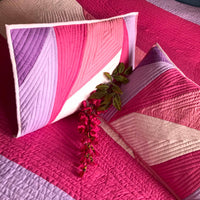 KENDRA COPENHAGEN MELANGE PATCHWORK QUILTED BEDCOVER SET