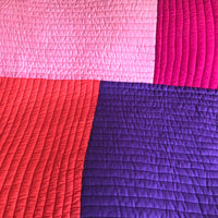 KHLOE COPENHAGEN MELANGE PATCHWORK QUILTED BEDCOVER SET