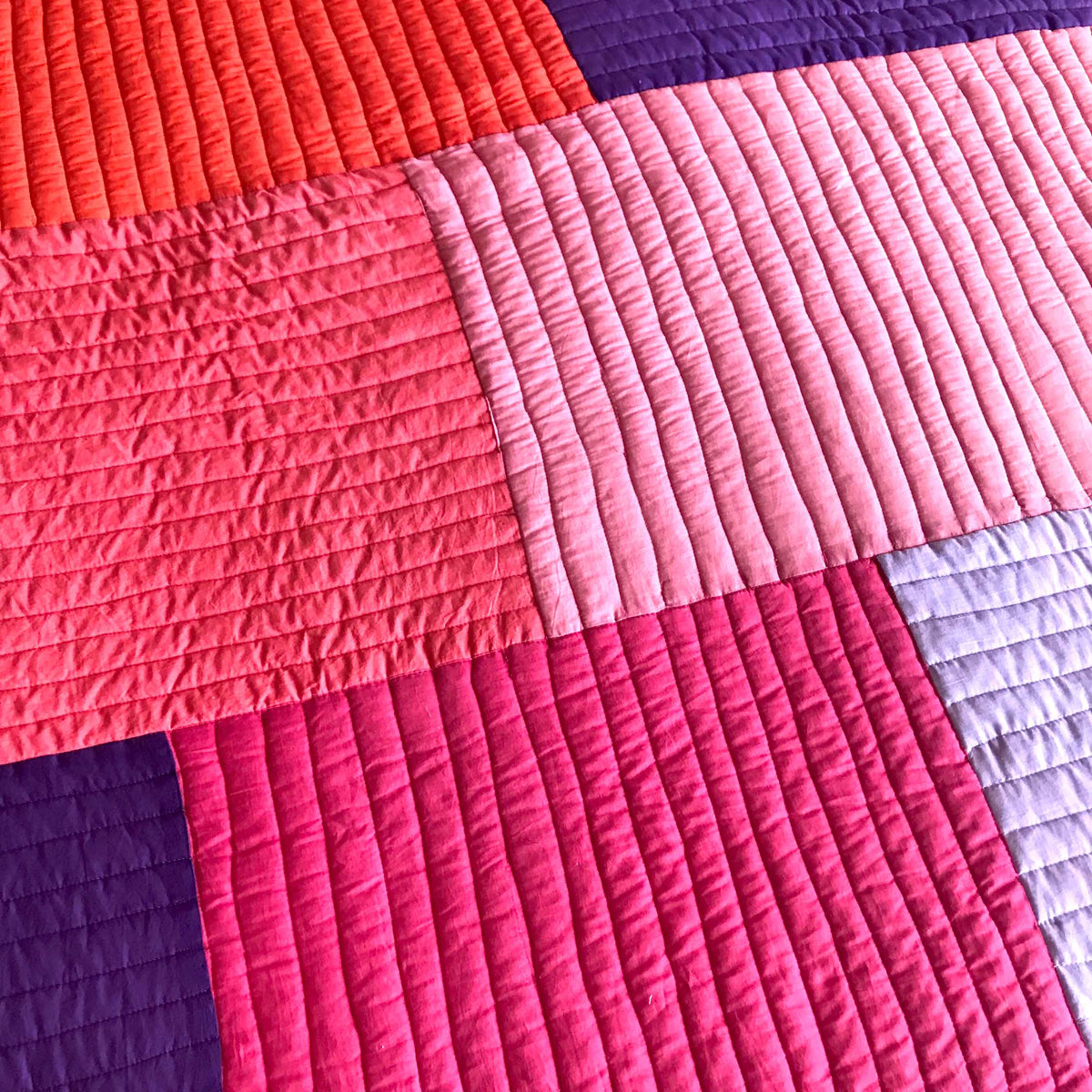 KHLOE COPENHAGEN MELANGE PATCHWORK QUILTED BEDCOVER SET