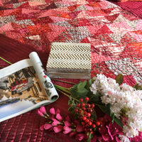 VANYA LOVE ALWAYS PATOLA SILK QUILTED BEDCOVER SET