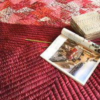 VANYA LOVE ALWAYS PATOLA SILK QUILTED BEDCOVER SET