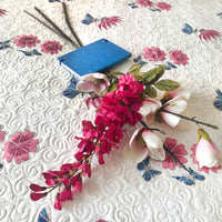 PRISCILLA PARISIAN PANACHE CARNATION PINK 6 PIECE QUILTED BEDCOVER SET