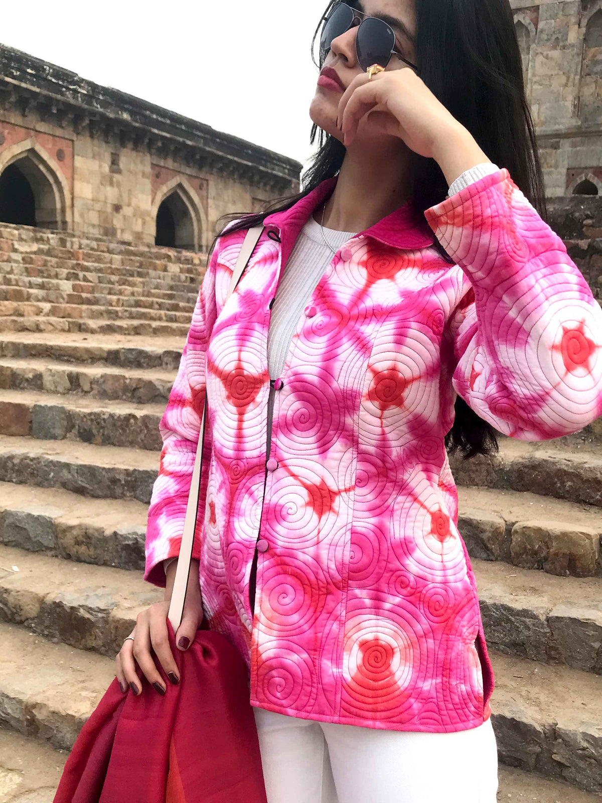 HILLARY KYOTO SHIBORI QUILTED JACKET