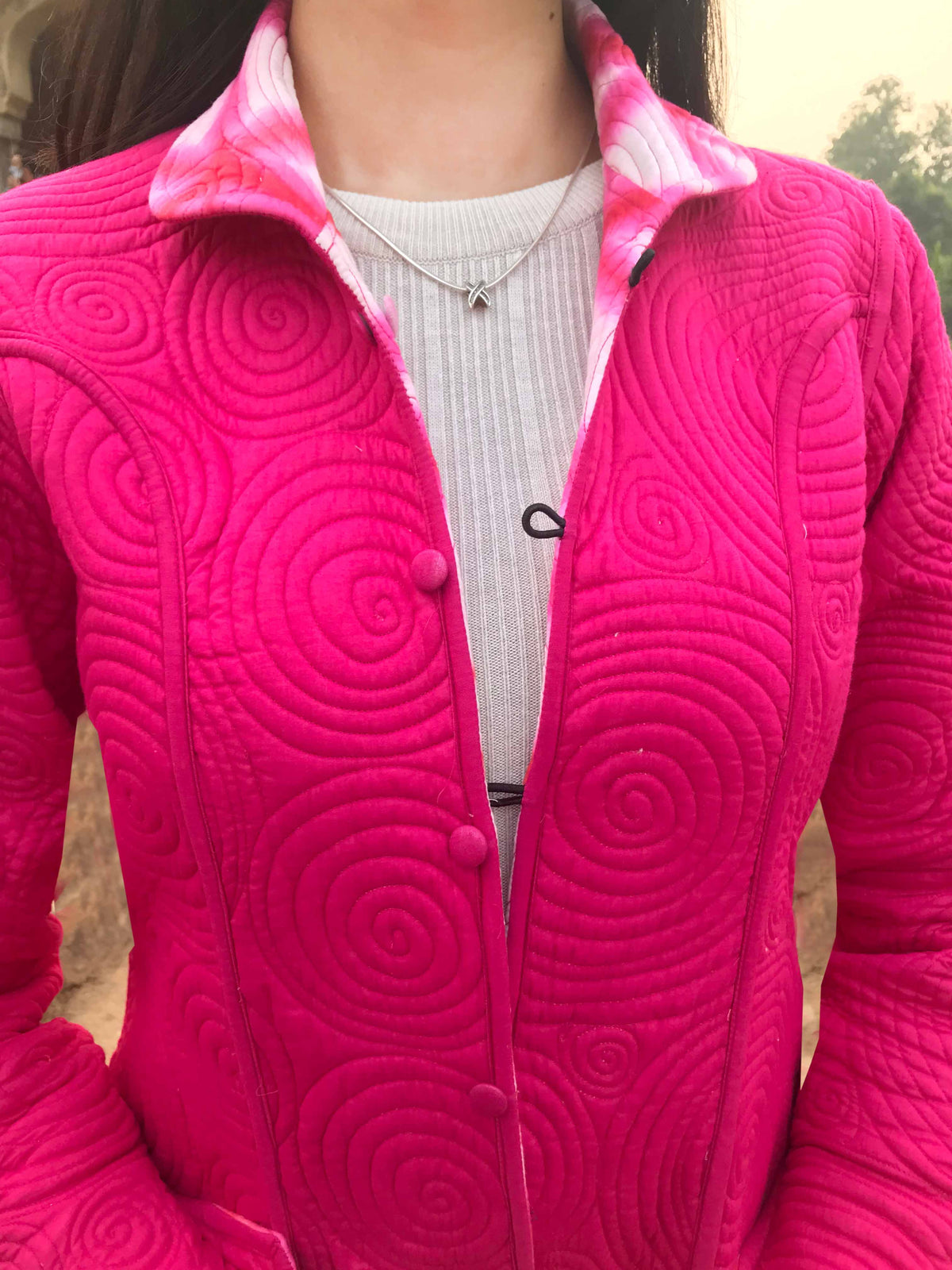 HILLARY KYOTO SHIBORI QUILTED JACKET