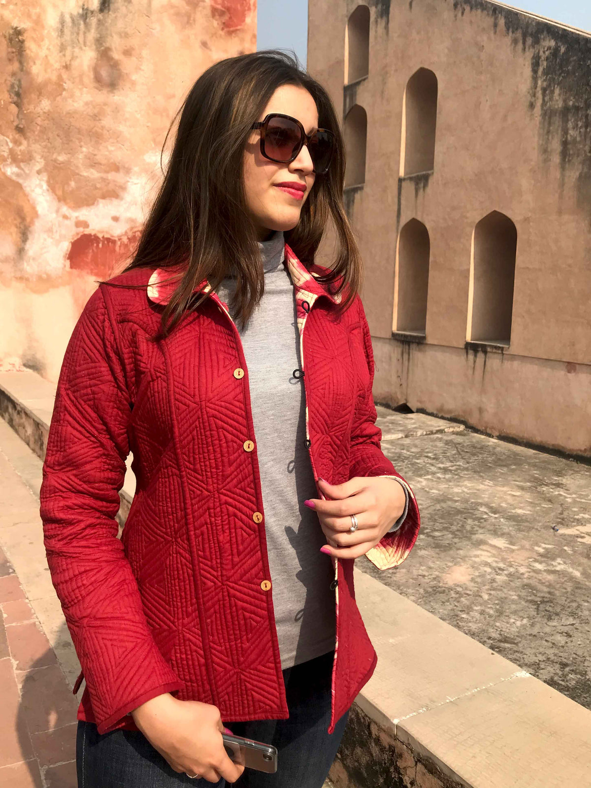 HEIDINA KYOTO SHIBORI QUILTED JACKET