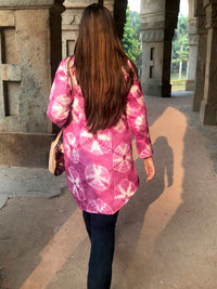 HEATHER KYOTO SHIBORI QUILTED LONG JACKET