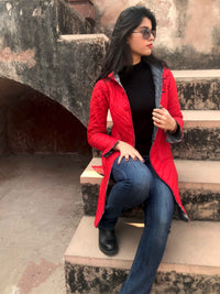 HELENA KYOTO SHIBORI QUILTED LONG JACKET