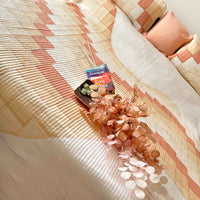 RAFAEL FLORIDIAN DAWN PEACH PATCHWORK QUILTED BEDCOVER SET