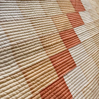 RAFAEL FLORIDIAN DAWN PEACH PATCHWORK QUILTED BEDCOVER SET