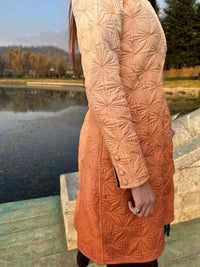 ROCKLYNN ROMANTIC RHAPSODY PURE SILK QUILTED REVERSIBLE JACKET