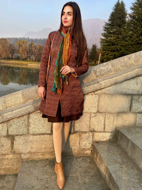 ROCKLYNN ROMANTIC RHAPSODY PURE SILK QUILTED REVERSIBLE JACKET