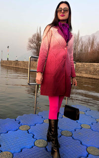 ROSELYNN ROMANTIC RHAPSODY PURE SILK QUILTED REVERSIBLE JACKET