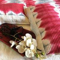 VALERIE  LOVE ALWAYS SHIBORI SHABANG QUILTED BEDCOVER SET