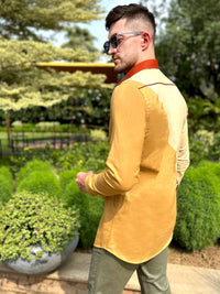 MORRIS AMALFI WONDERS HAND WOVEN COTTON PATCHWORK SHIRT